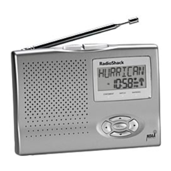 Radio Shack Bedside SAME Weatheradio Owner's Manual