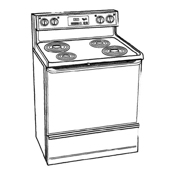 Whirlpool 30'' Electric Freestanding Range Installation Instructions Manual