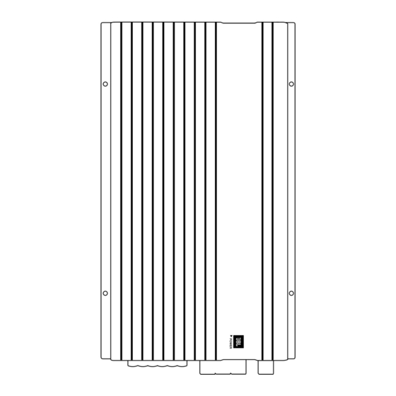 JBL GTQ240 Owner's Manual