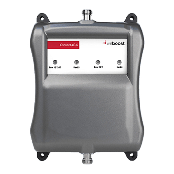 weBoost Connect 4G-X Installation Instructions Manual