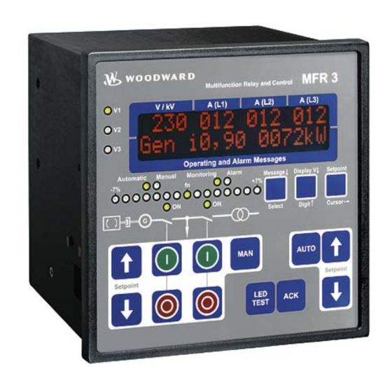 Woodward MFR 3 Manual