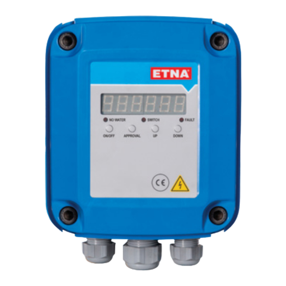 ETNA Hydropan-Single Operation And Maintenance Manual