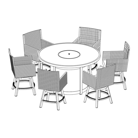 Member's Mark GC-31063-7PC Assembly Instructions & User Manual