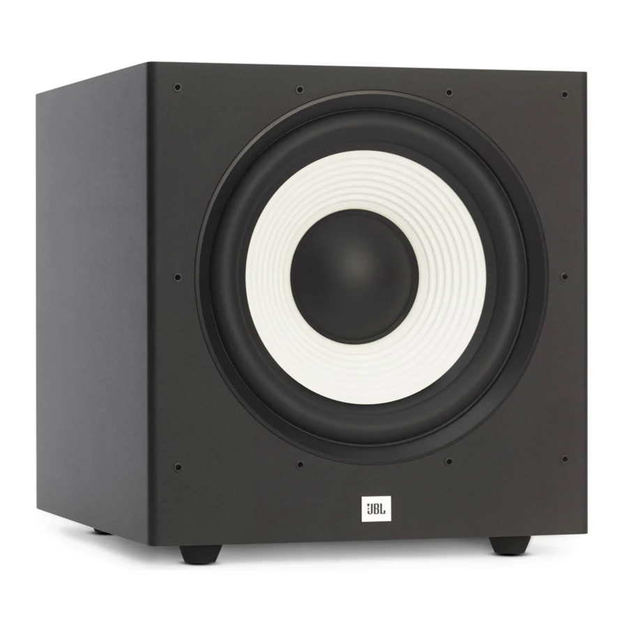 JBL Harman STAGE A100P/A120P - Powered Subwoofer Manual