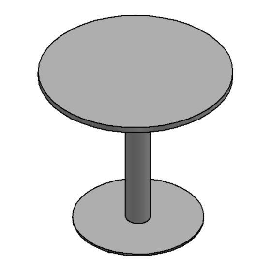 Accent CLASSIC TABLE Assembly Instructions Manual