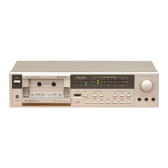 Dual C 818 Service Manual