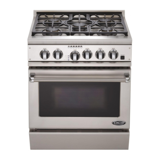 DCS RGSC-305BK Use And Care Manual