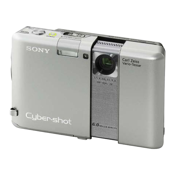 Sony dsc-g1 Service Manual