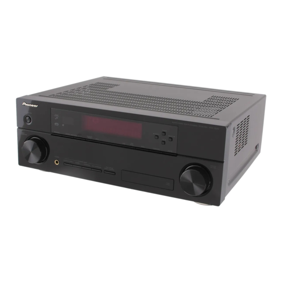 Pioneer NO FOUND VSX-1020 Manuals