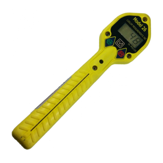 User Manuals: Ludlum Measurements 26-2 Frisker