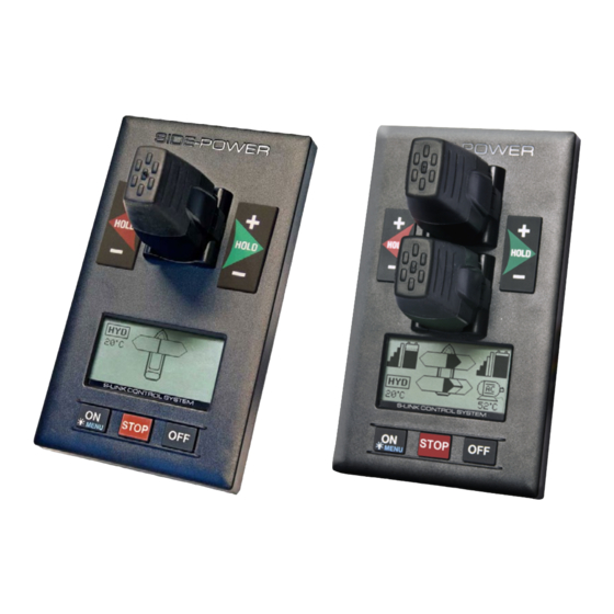 Side-Power S-linkControl Panel PJC221 Manuals