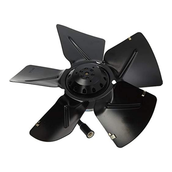 ebm-papst A4E330-AB18-09 AC Axial Fan Manuals