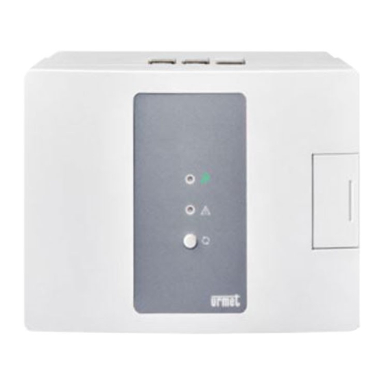 urmet domus iPerTAlk 1375 Quick Start Manual