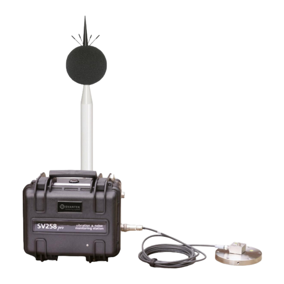 Svantek SV 258 PRO User Manual