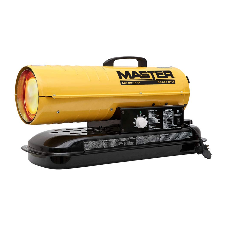 Master 100000 BTU/Hr Manuals