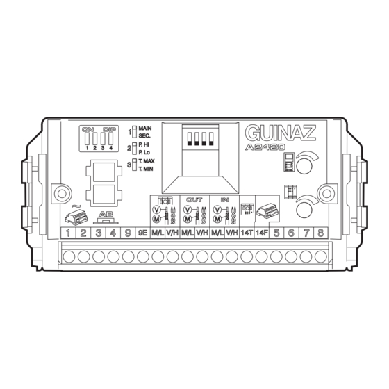 Guinaz A2420 Installation Manual