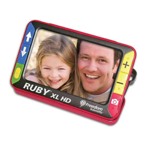 Freedom Scientific RUBY XL HD Plus User Manual