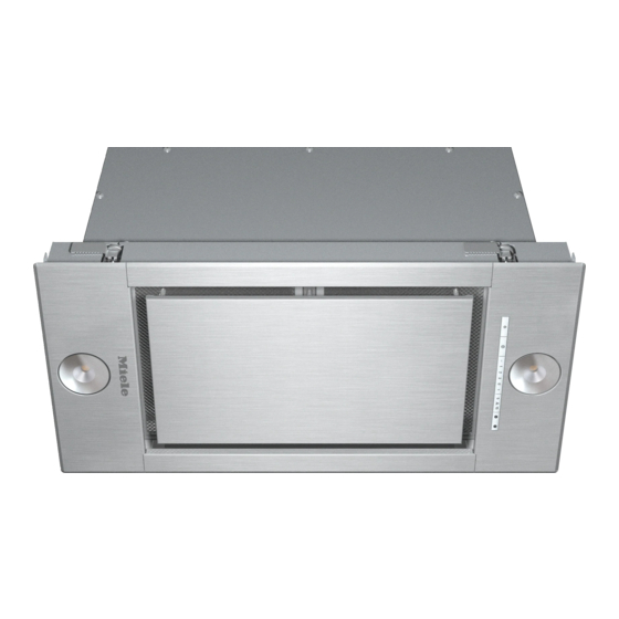 Miele DA 2628 EXT Operating And Installation Instructions