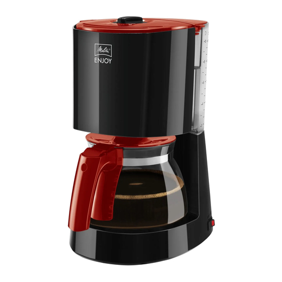 Melitta Enjoy Operating Instructions Manual