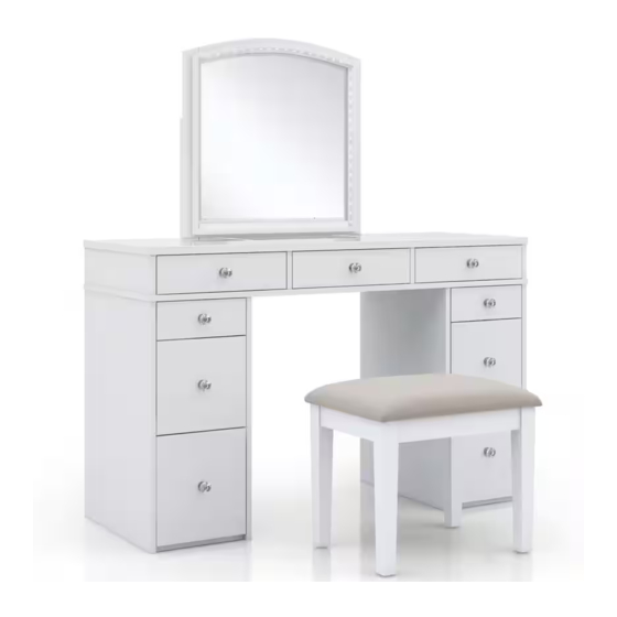 Furniture of America FOA-DK5240 Assembly Instructions Manual