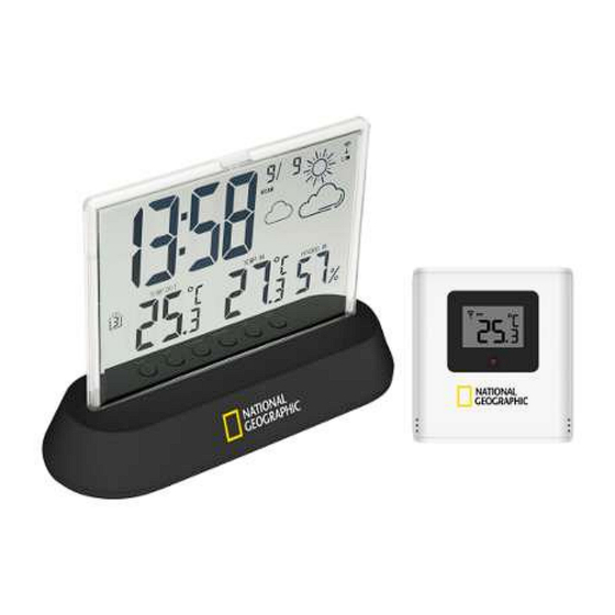National Geographic RC Weather Station Transparent Instruction Manual