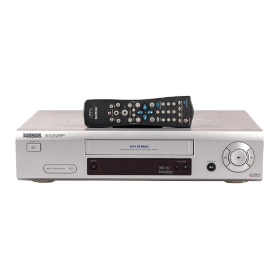 Philips VR720/07 User Manual