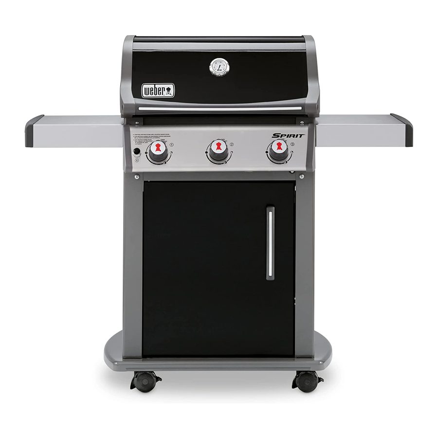 Weber Spirit E-210 Owner's Manual