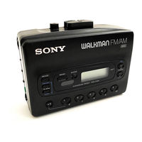 Sony Walkman WM-FX28 Operating Instructions Manual