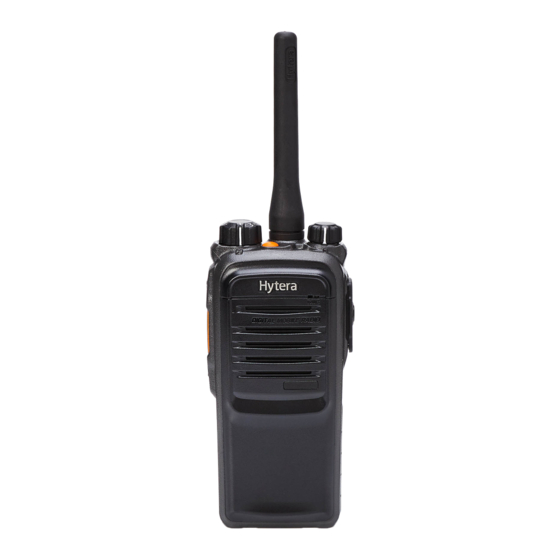 Hytera PD70X Owner's Manual