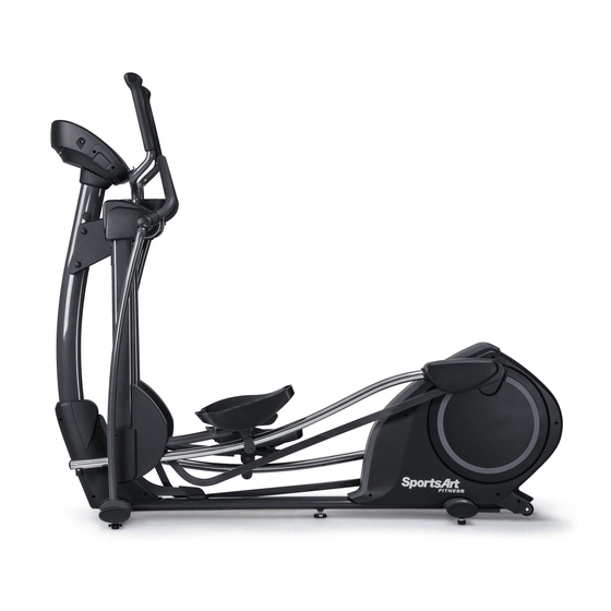 SportsArt Fitness E840 Owner's Manual