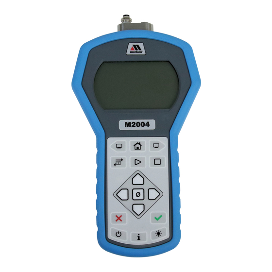 User Manuals: Meriam M2004 Portable Pressure Instrument