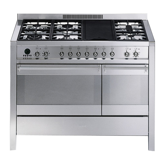 Smeg Dual Fuel Range Cooker A3A-5 Instruction Manual