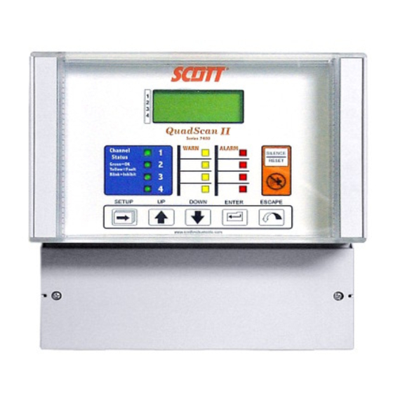 Scott QuadScan II 7400 Manuals