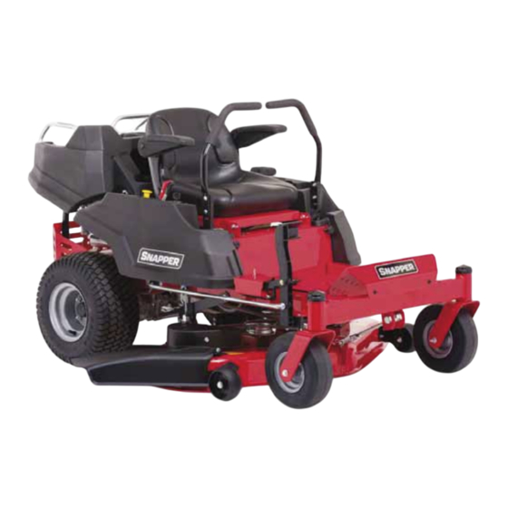 Snapper ZTX250 Dealer Setup Instructions