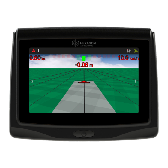 Hexagon AgrOn Quick Start Manual