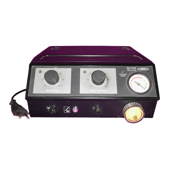 jbc RA 5150 Instruction Manual