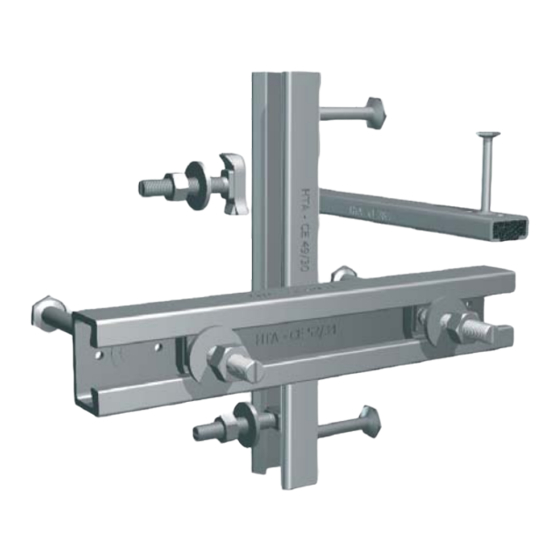 Halfen  HTA Assembly Instructions Manual