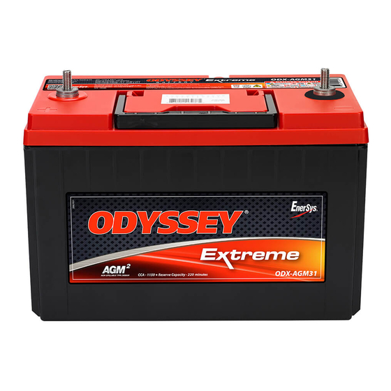 EnerSys Odyssey AGM2 Extreme Technical Manual