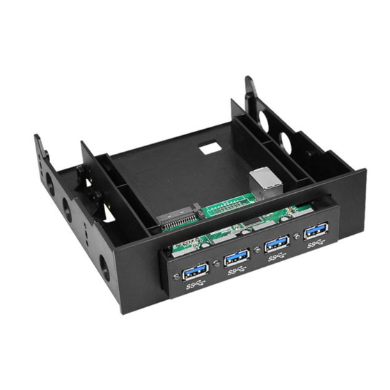 SIIG USB 3.0 4-Port Bay Hub Quick Installation Manual
