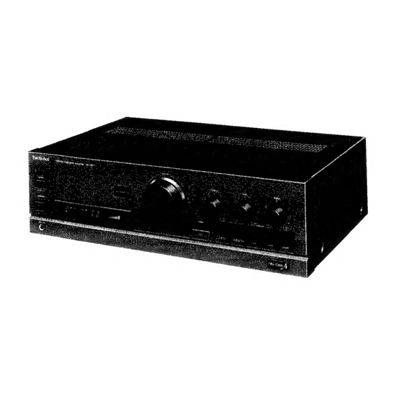 Technics SU-G50 Service Manual