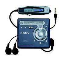 Sony Mz-G750 Service Manual