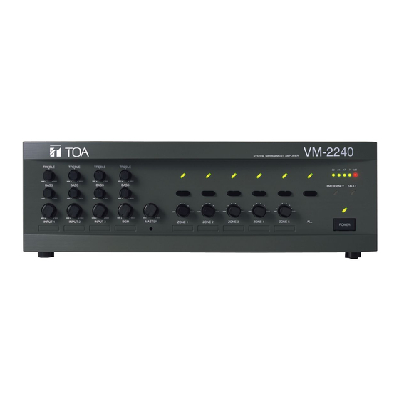 Toa Venas VM-2120 Cookbook