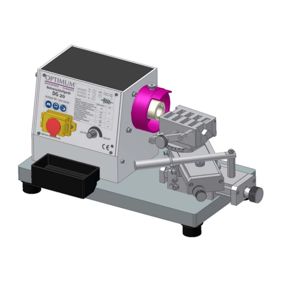 Optimum OptiGrind DG 20 Operating Manual