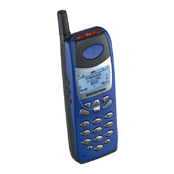 Benefon TRACK PHONE Quick Manual
