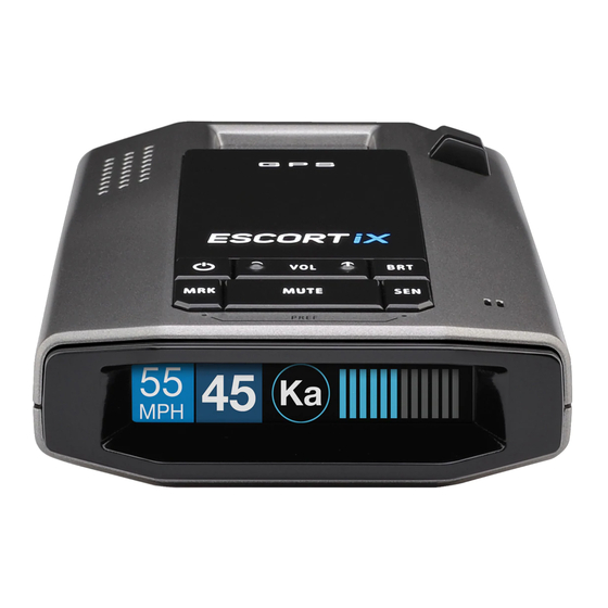 Escort iX Manual