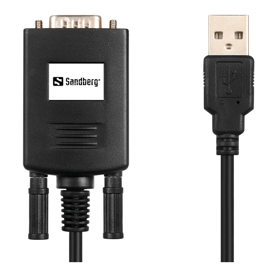 Sandberg COM (RS232) User Manual