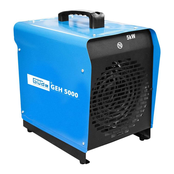 GÜDE GEH 5000 Manual