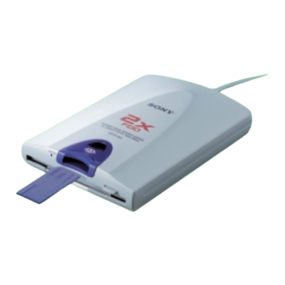 Sony MSFD-20U User&#146;s Guide User Manual