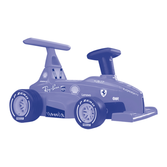 Chicco SCUDERIA FERRARI SF-90 RIDE-ON Instruction Manual