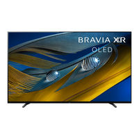 Sony BRAVIA XR 55A8 K Series Reference Manual